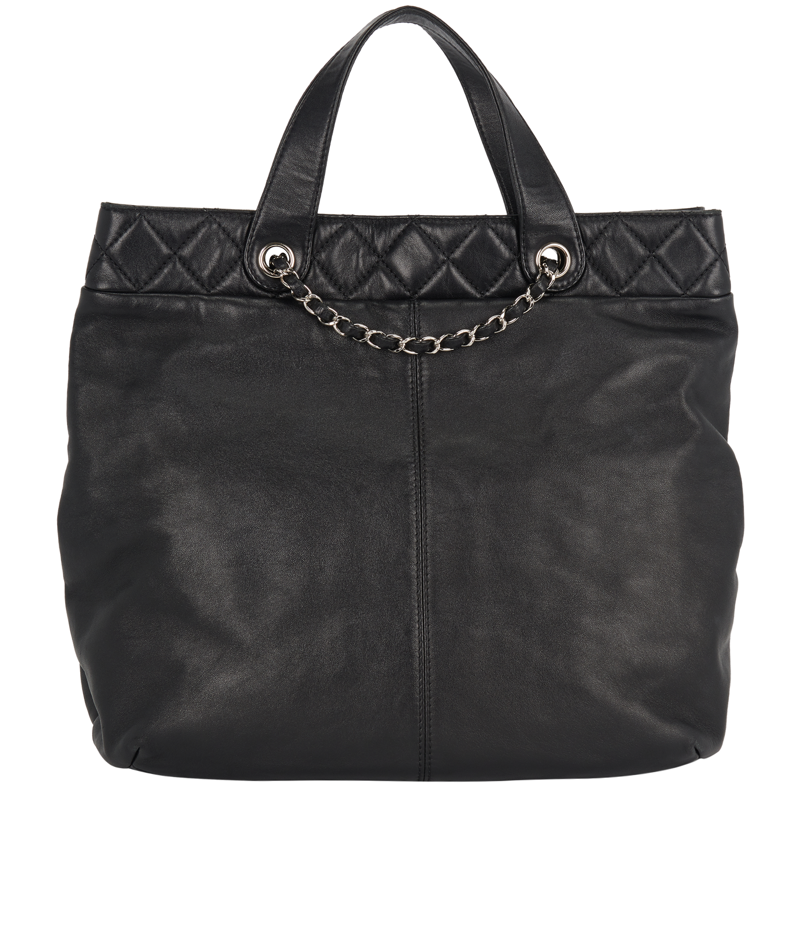 CC Large Trianon Tote, &pound;1,400, Handbags, Black, Leather, Back view
